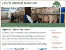 Tablet Screenshot of agropecingenieros.com